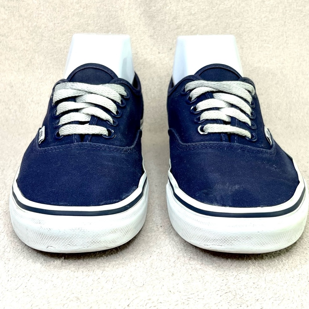 Vans Authentic Classic Low Top Sneakers-Navy Blue-Women’s 8-Casual-Sporty-Cute - Picture 5 of 9